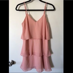 Show Me Your MUMU Blush Pink Suarez Tank Dress